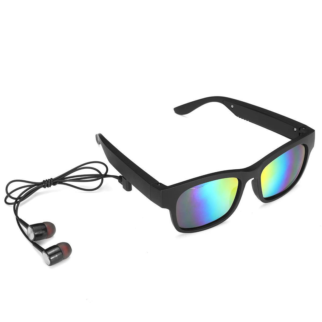 Polarized Sunglasses 5.0 Bluetooth Bone Conduction Headset Stereo Smart Glass Music Bluetooth Headphone Sunglasses Loudspeaker - MRSLM