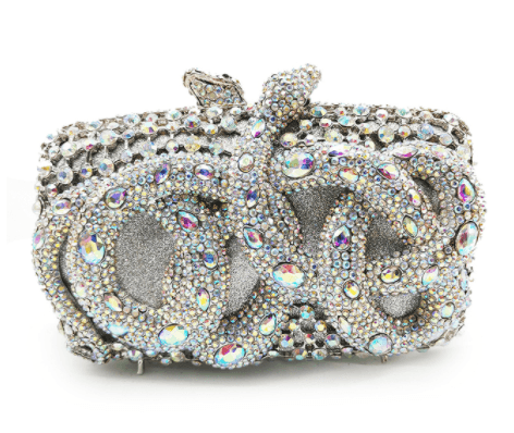 rhinestone evening clutch, view 20 - MRSLM