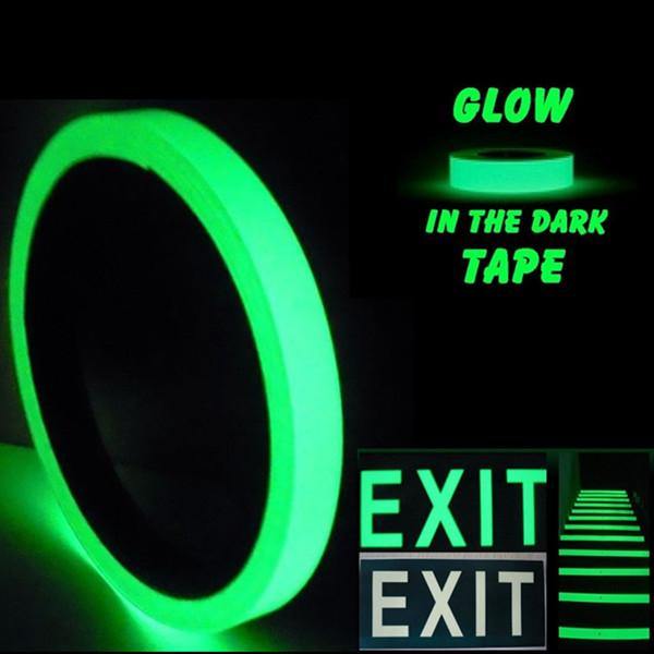 3mx12/15/20/30/40/5/100mm Luminous Tape Self-adhesive Glowing In The Dark Safety Stage Home Decor - MRSLM