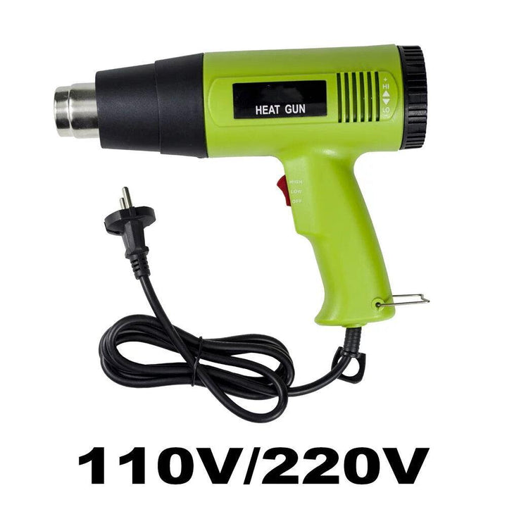 110V 220V Thermal Blower Electric Heat Hot Air Gun With 2 Steps Of Temerature 300/600 For Heat Shrink And Home DIY Embossing - MRSLM