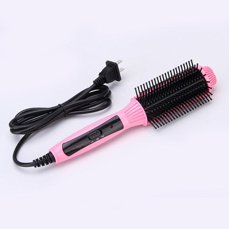 Hair Straightening Brush Ceramic Straightener Comb Electric Quick Heating - MRSLM