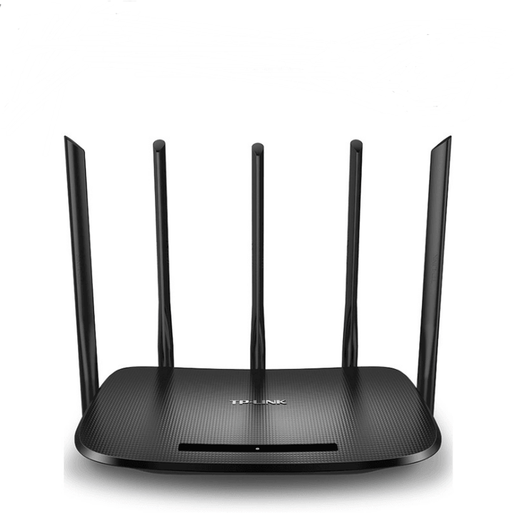 Wireless router dual-band Gigabit high-speed fiber broadband (Black) - MRSLM