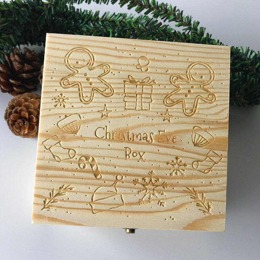Christmas Ornament Wooden Gift Box Toys - MRSLM