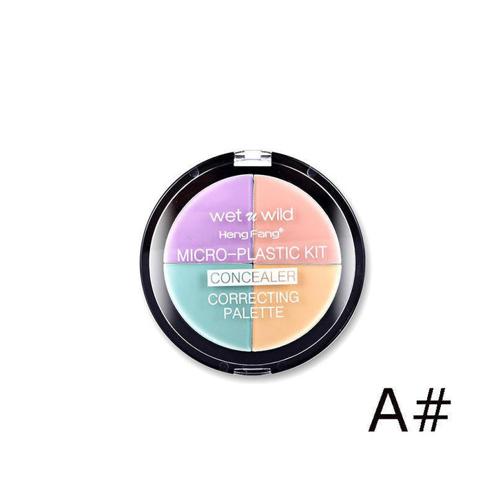 3 Style 4 Colors Natural Concealer Foundation Base Face Cream Make Up Bronzer Long Lasting - MRSLM