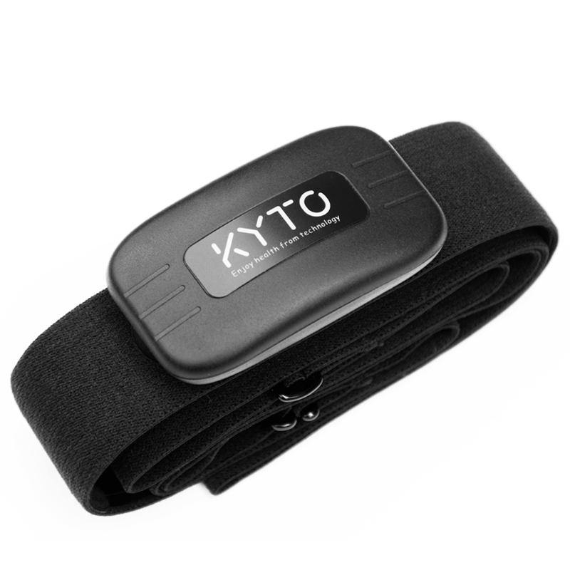 Heart Rate Monitor Chest Strap Bluetooth 4.0 Belt Fitness Smart Sensor Waterproof Equipment for Gym Outdoor Sports (Black) - MRSLM