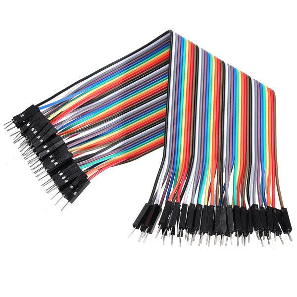 120pcs 20cm Male to Male Color Breadboard Jumper Cable Dupont Wire - MRSLM