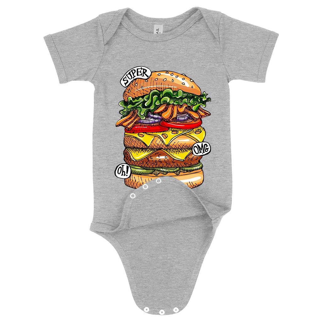 Baby Burger Onesie - Cool Food Onesies - MRSLM