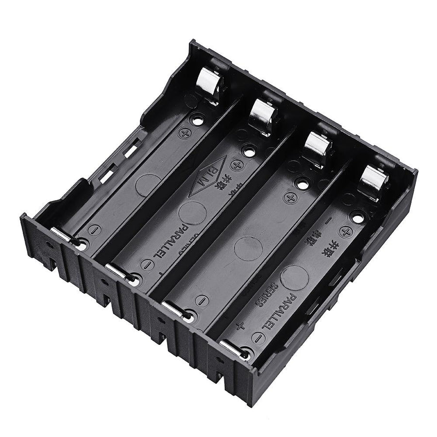 3pcs 4 Slots 18650 Battery Holder Plastic Case Storage Box for 4*3.7V 18650 Lithium Battery with 8Pin - MRSLM