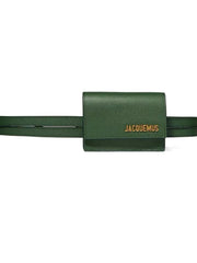 mini double belt crossbody card holder, view 11 - MRSLM