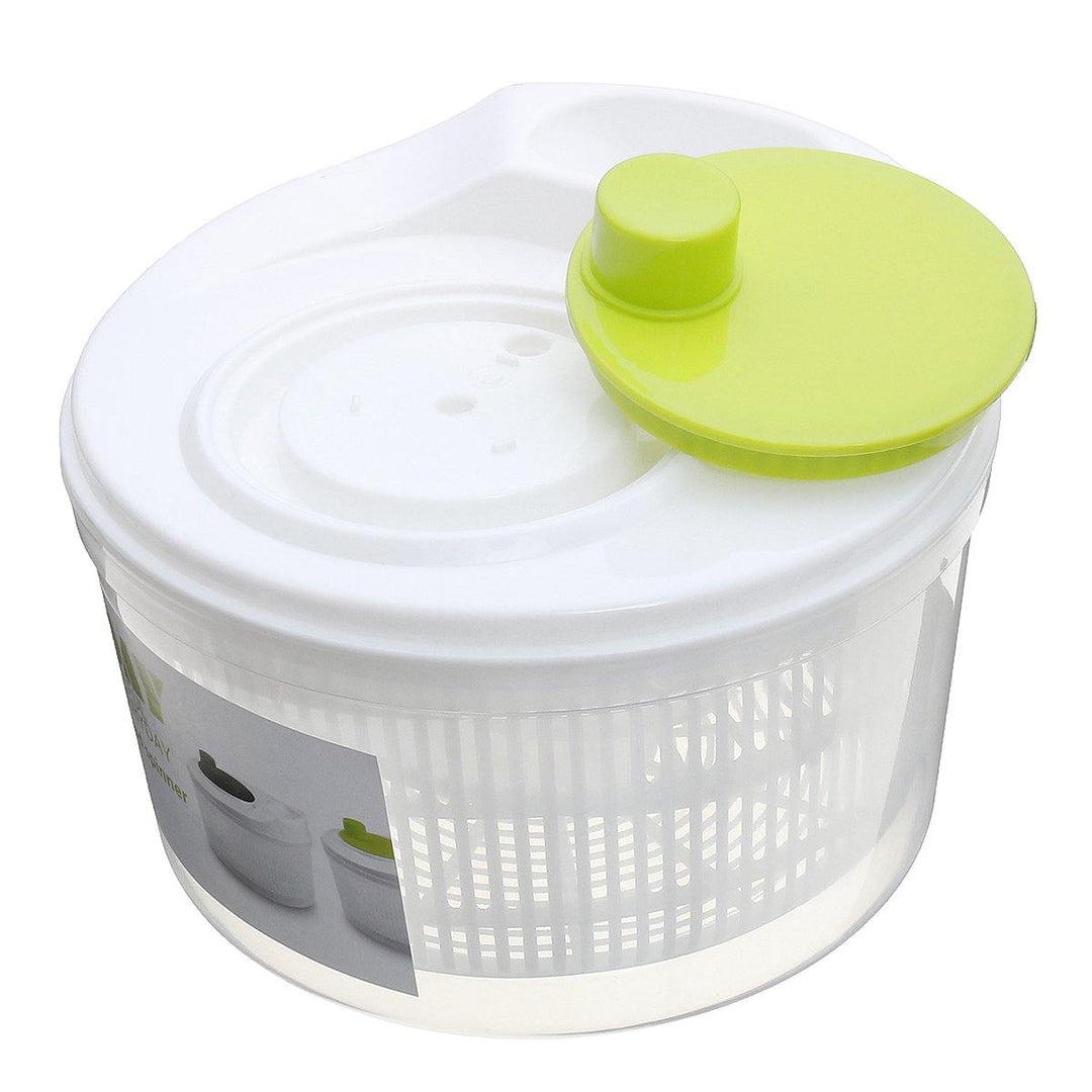 Portable Vegetable Spin Dryer Dehydrator Household Drainer Salad Spinner for Kitchen Drying Tool - MRSLM