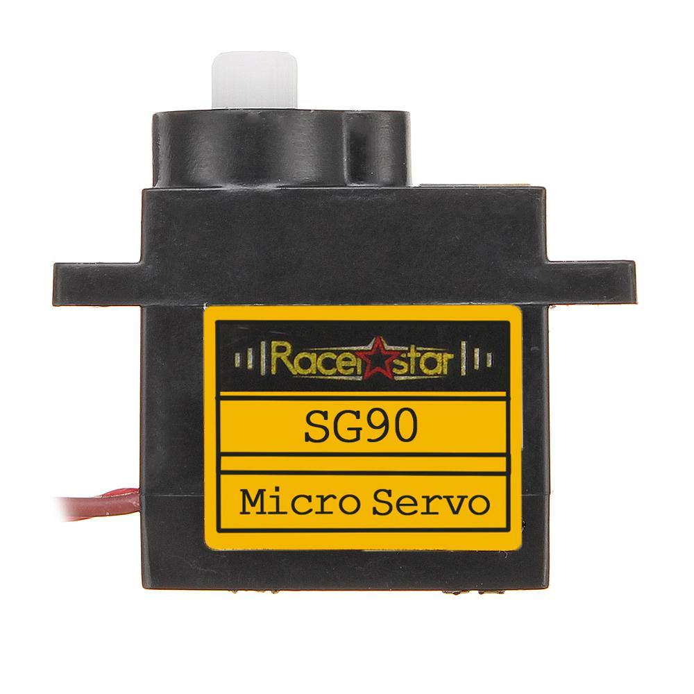6PCS Racerstar SG90 9g Micro Plastic Gear Analog Servo For RC Helicopter Airplane Robot - MRSLM