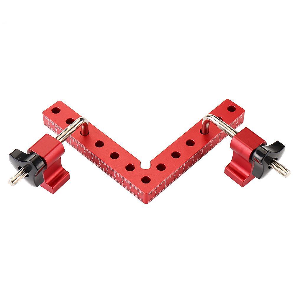 Drillpro Woodworking Precision Clamping Square L-Shaped Auxiliary Fixture Splicing Board Positioning Panel Fixed Clip Carpenter Square Ruler Woodworking Tool - MRSLM