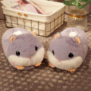 Cute plush home slippers, view 5 - MRSLM