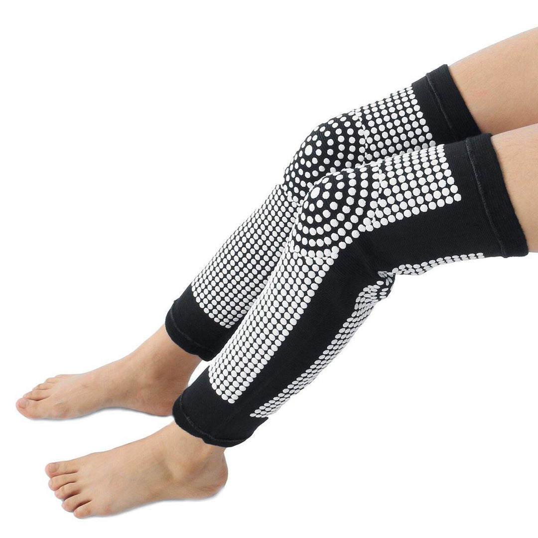 L/XL/XXL Pair Self Heating Knee Pads Magnetic Therapy Pain Relief Arthritis Brace Tourmaline - MRSLM