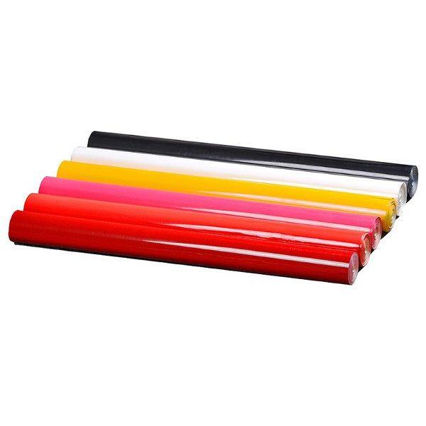 AEORC 2m White/Red/Yellow/Red And White Checkered PVC Heat Shrinkable Covering Film For RC Airplane - MRSLM