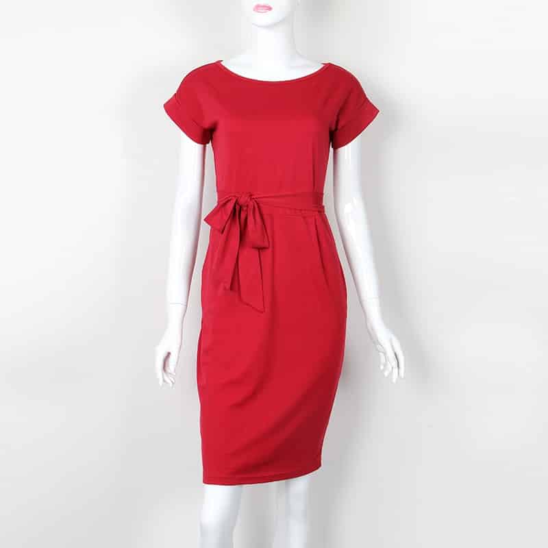 knee-length casual dress, view 13 - MRSLM