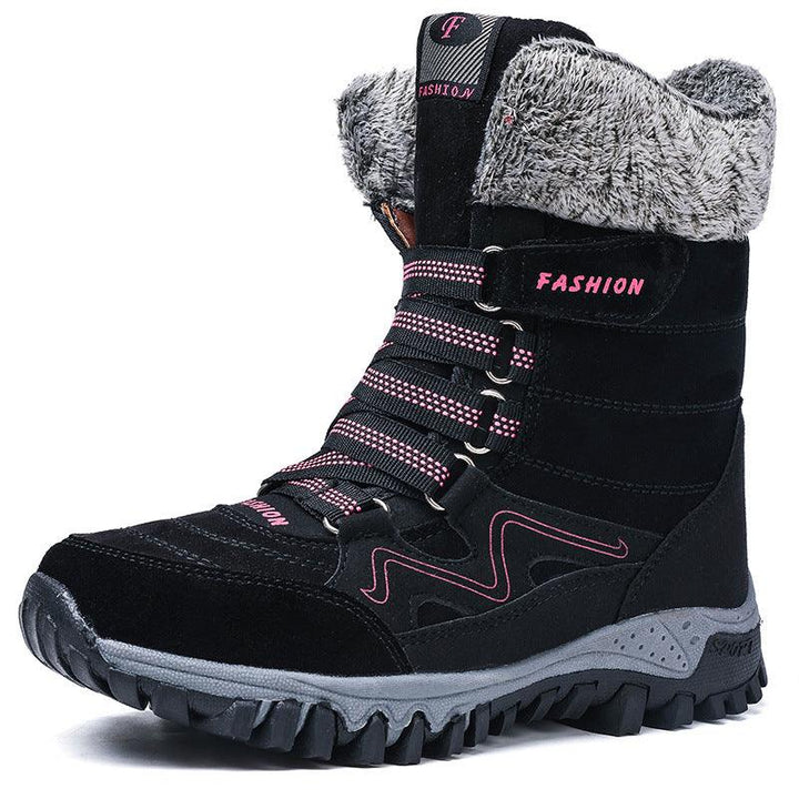 Snow boots high-top plus velvet padded non-slip cotton boots - MRSLM