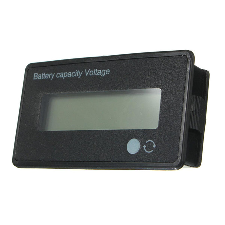 Geekcreit® 12V/24V/36V/48V 8-70V LCD Acid Lead Lithium Battery Capacity Indicator Digital Voltmeter - MRSLM