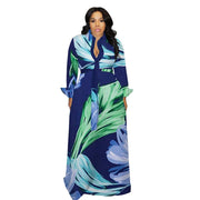 turn down collar maxi dress, view 7 - MRSLM