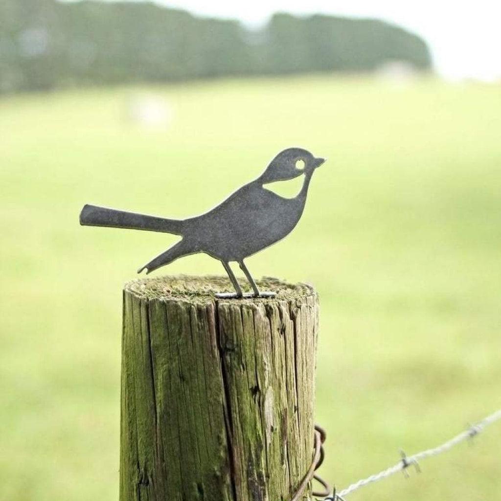 Metal Bird Statue - Mockingbird / Robin - MRSLM