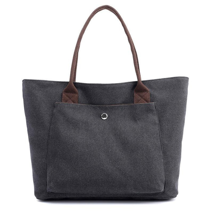 Women Canvas Large Capacity Handbag Leisure Shoulder Bag - MRSLM