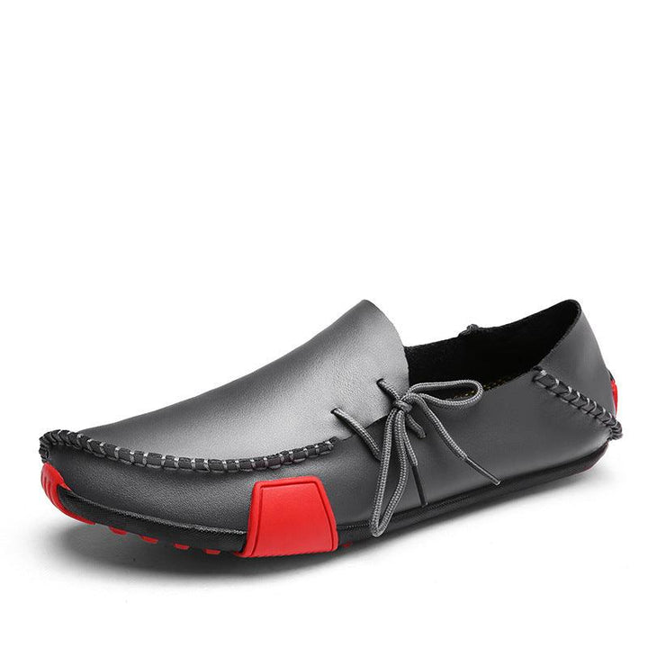 Soft flat sole leather shoes - MRSLM