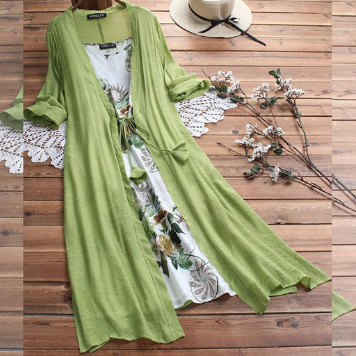 Casual long skirt two-piece set, view 2 - MRSLM