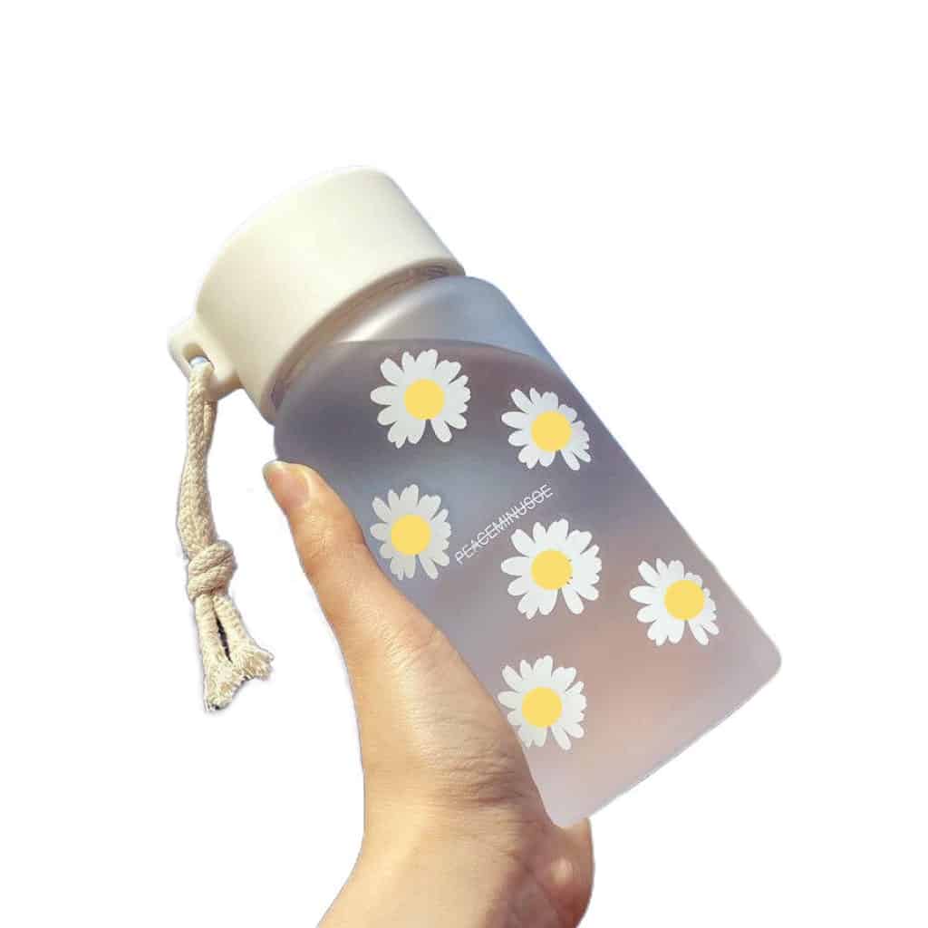 Flower Design Water Bottle
