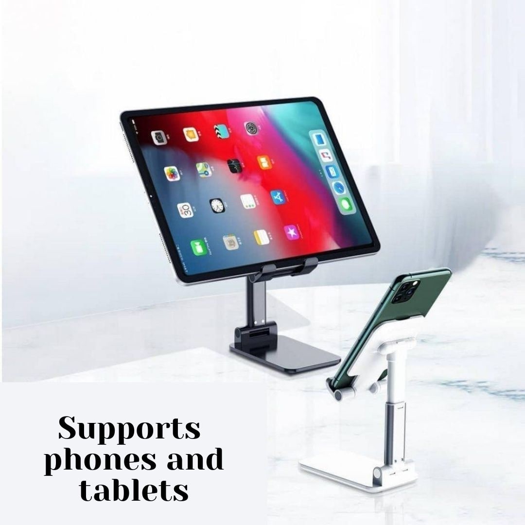 Ergonomically-Adjustable Phone/Tablet Stand