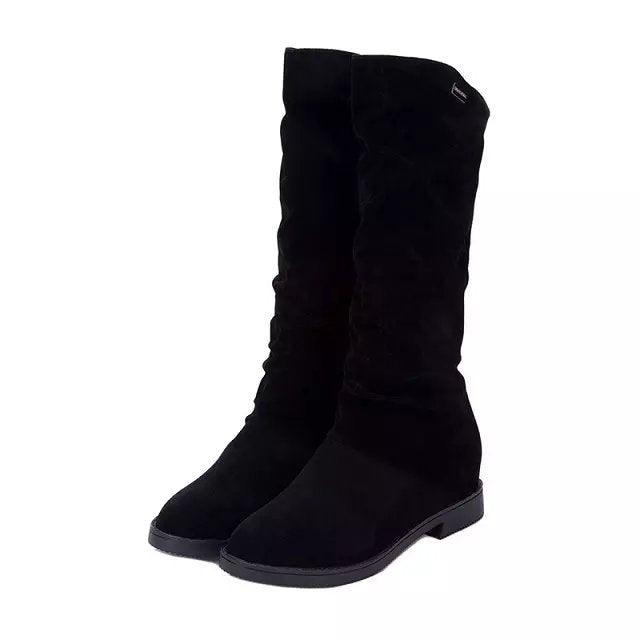 Women's Anti Slip Boots With Thick Heels In Autumn and Winter - MRSLM
