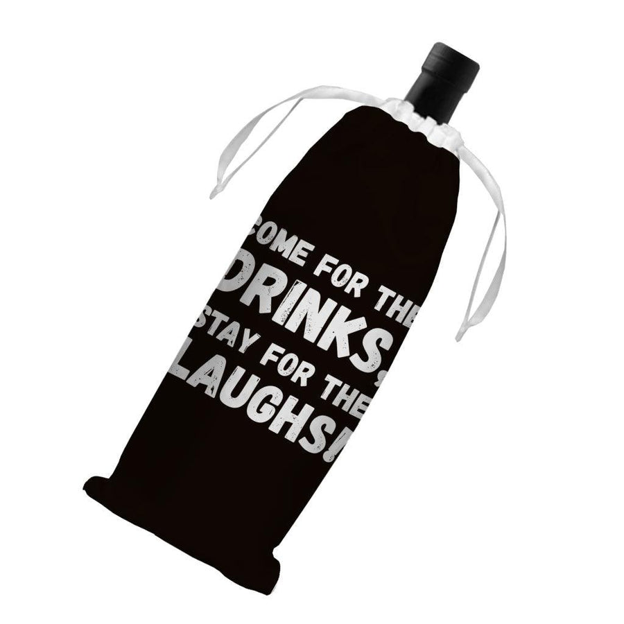 Funny Quote Wine Tote Bag - Funny Saying Wine Tote Bag - Cool Design Wine Tote Bag - MRSLM