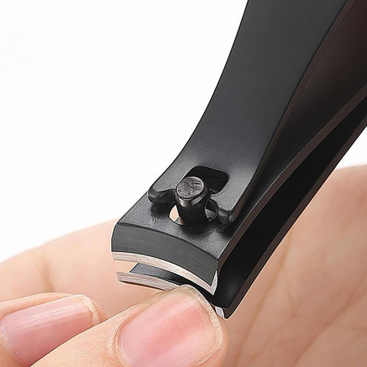 Stainless Steel Black Large Nail Clippers For Trimming Hands And Feet Nails Creative Nail Clipper - MRSLM