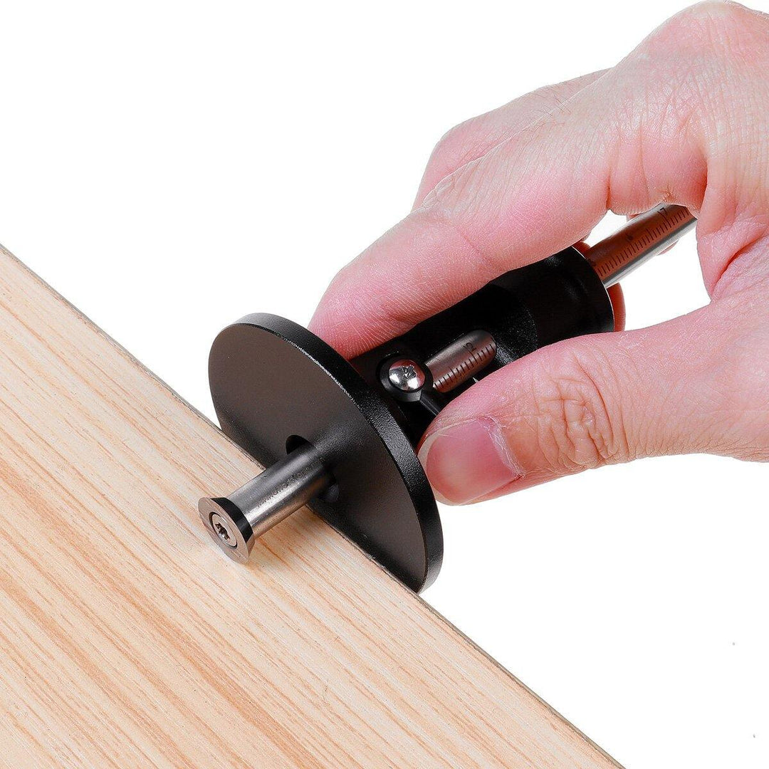 Ganwei European-Style Micro Adjustable Wheel Marking Gauge Wheel Woodworking Scriber Ruler Marking Gauge Hand Measuring Tool Marking Scriber - MRSLM