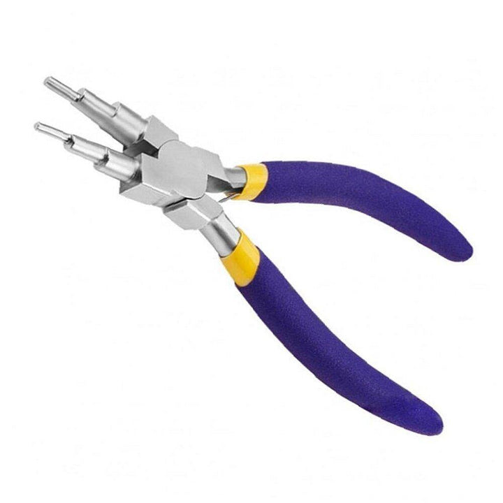 6-in-1 Bail Making Pliers Anti-Rust Round Nose Looping Pliers for DIY Jewelry Making Tools - MRSLM