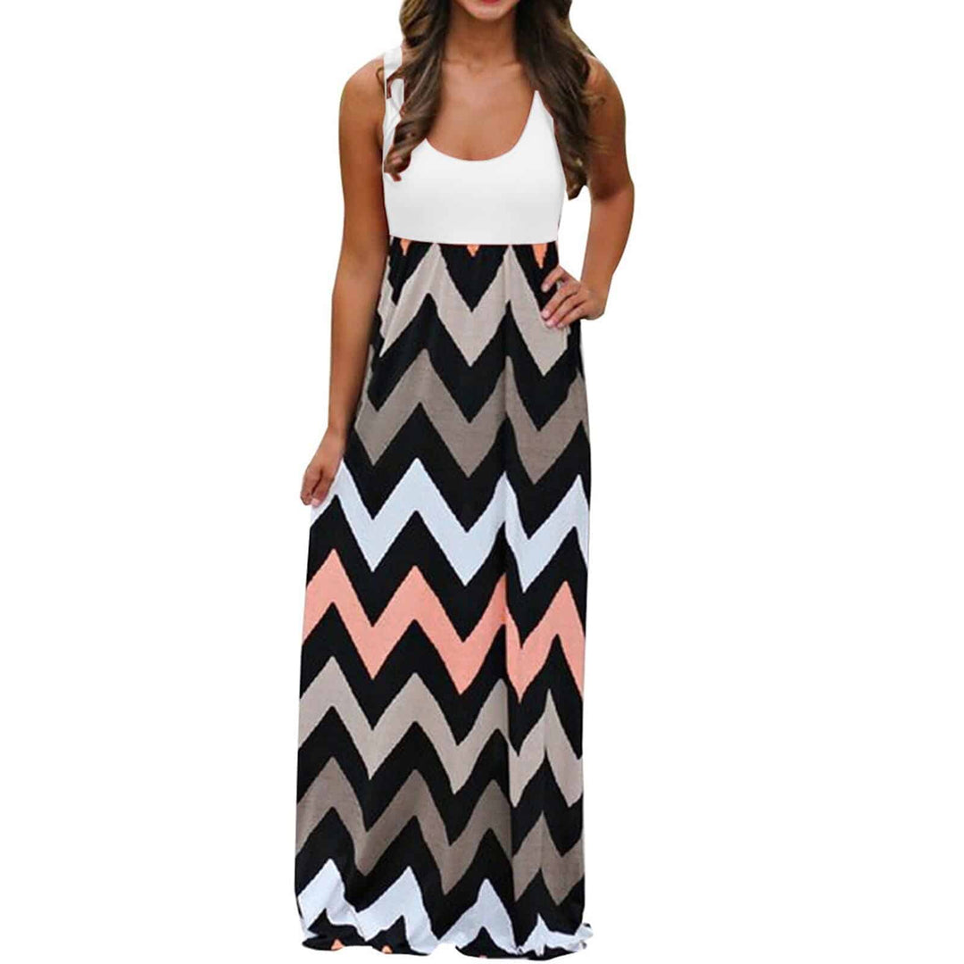 Women's Summer Geometrical Patterned Dress