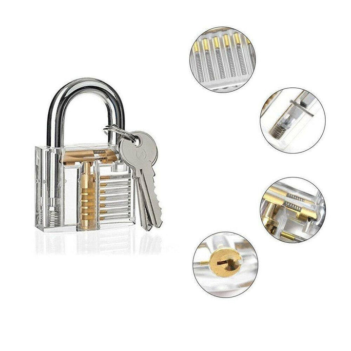 19 Pcs Stainless Steel Lock Set Gift Kits Lock Repair Sets for Door Lock - MRSLM