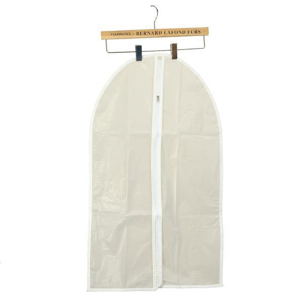 PEVA Foldable Translucent Clear Washable Coat Suits Clothes Garment Protective Cover Storage Bag - MRSLM