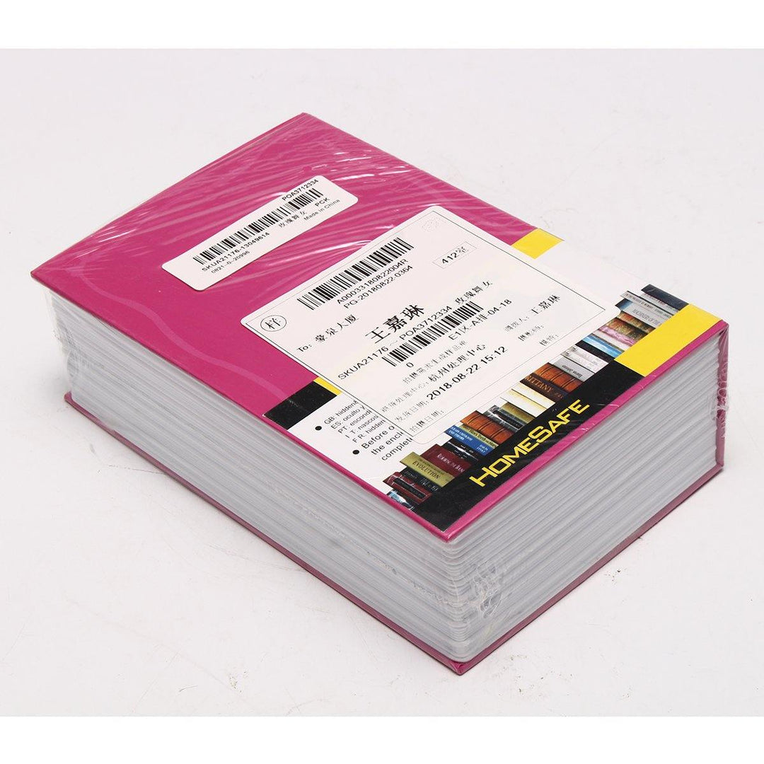 Security Box Dictionary Book Safe Cash Key Storage Combination Lock Secret Case Hidden Home Craft - MRSLM