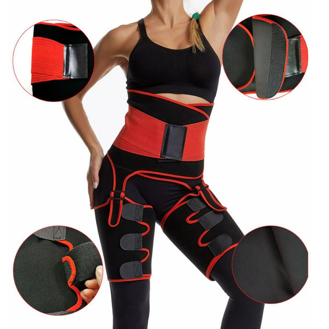 Sauna Neoprene Support Belt Legs Shaper For Sport Running Fitness Slimmer Reduce - MRSLM
