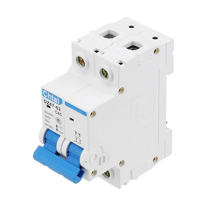 DZ47-63 2P 6/10/16/20/25/32/40/50/63A Miniature Circuit Breaker Air Switch For Overload Proetction - MRSLM