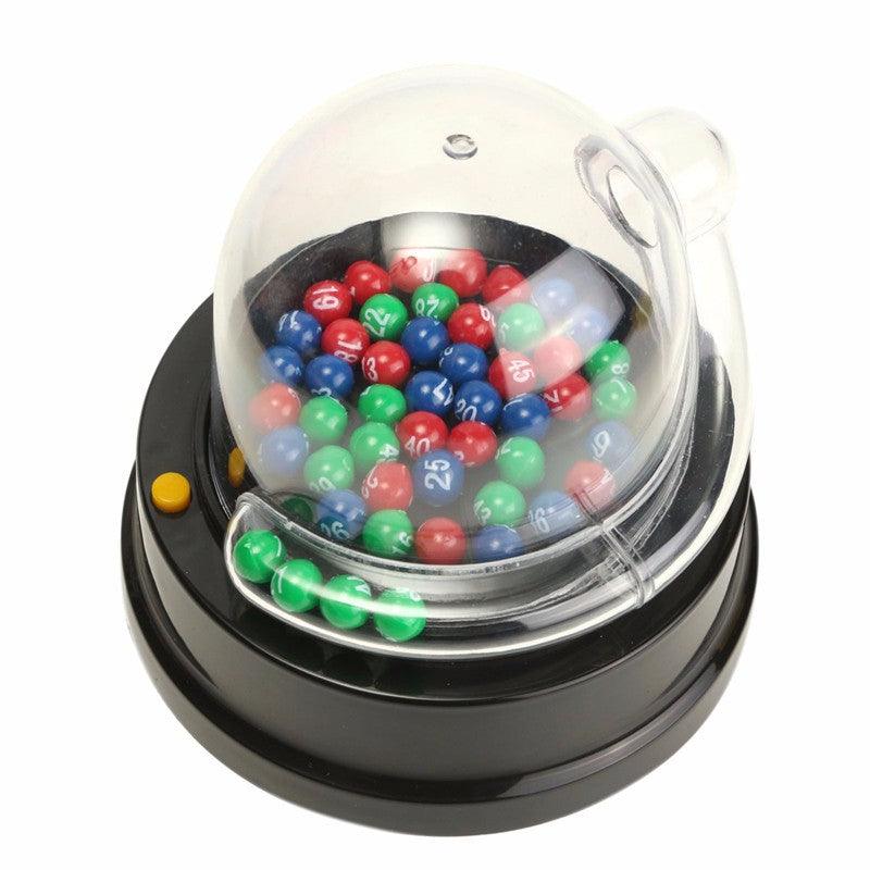Electric Lucky Number Picking Machine Mini Lottery Bingo Games Shake Lucky Ball - MRSLM