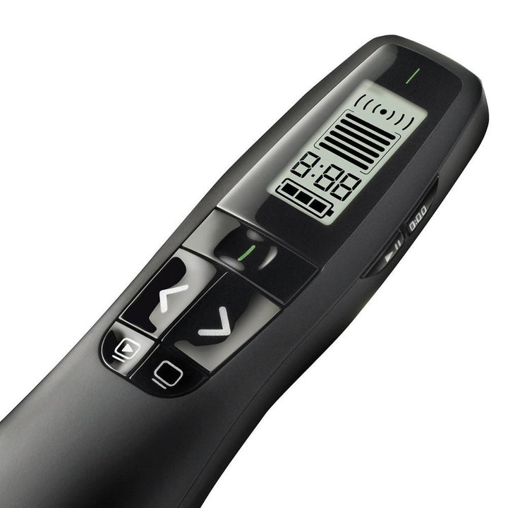 Viboton R800 2.4G Wireless Green Light Laser Pointer Presenter Remote Control for PPT Speech Meeting Teaching Presentation (Green) - MRSLM
