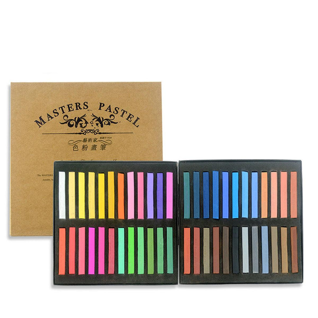 12/24/36/48 Color Crayon Set Painting Crayons Soft Art Dry Pastel Artist Student Graffiti Painting Drawing Stationery Supplies - MRSLM
