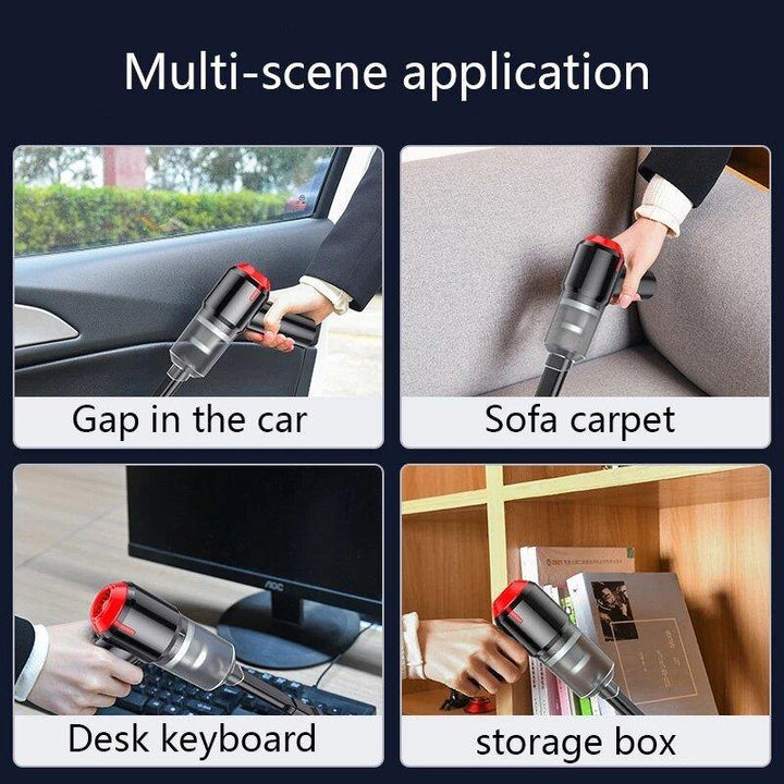 Mini Car Vacuum Cleaner 8000Pa High Power Wireless Vacuum Cleaner for Home Handheld Cordless Car Cleaning - MRSLM