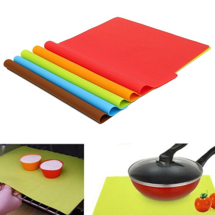 Silicone Extra Large Thick Baking Mat Oven Tray Liner Cake Pizza Pie Bakeware Nonstick Rolling Sheet - MRSLM