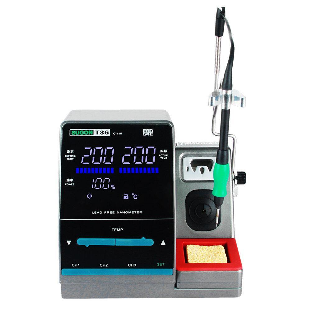 SUGON T36 85W SMD Soldering Station Lead-free 1S Rapid Heating Soldering Iron Station Tool ESD Safe - MRSLM