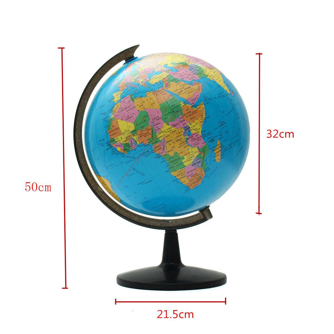 32cm Rotating World Earth Globe Atlas Map Geography Education Toy Desktop Decor - MRSLM