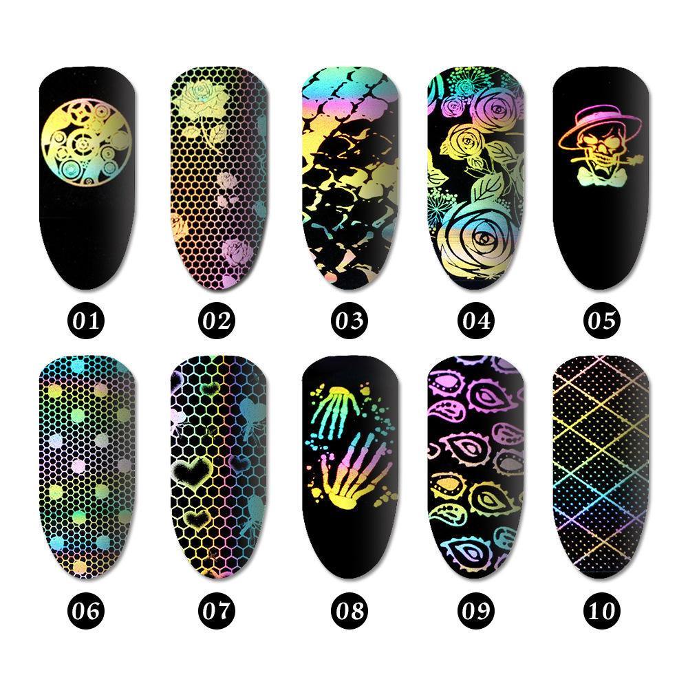 Nail Art Sticker Symphony Star Paper Set UV Gel DIY Decoration Kit - MRSLM