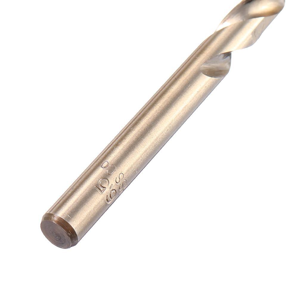 Drillpro 99Pcs M35 Cobalt Drill Bit Set 1.5-10mm HSS-Co Jobber Length Twist Drill Bits with Metal Case for Stainless Steel Wood Metal Drilling - MRSLM