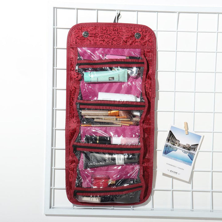 Women Rolls UP For Easy Travel Cosmetic Bag Storage Bag - MRSLM